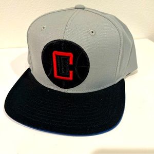 Mitchell & Ness Los Angeles Clippers Ball Cap OS Gray Black Blue Trucker Hat
